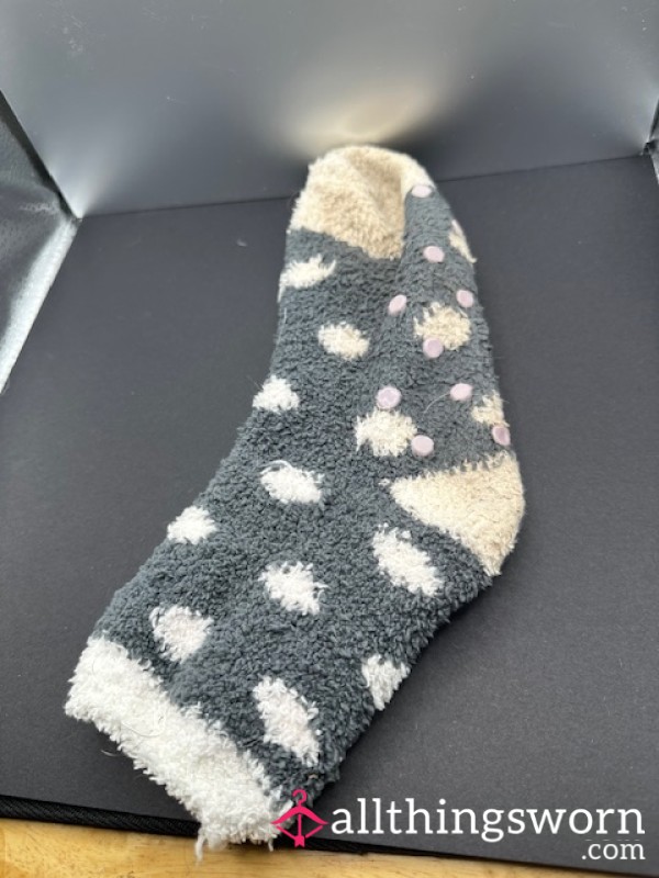 Used Fuzzy Sock