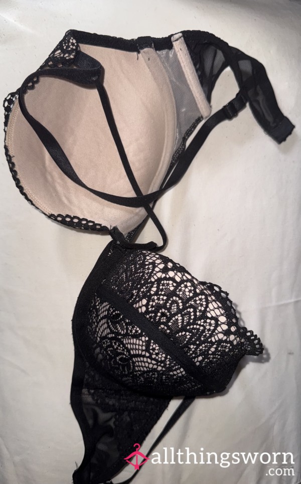 Used Goddess Bra - Abandoned Behind By Bed
