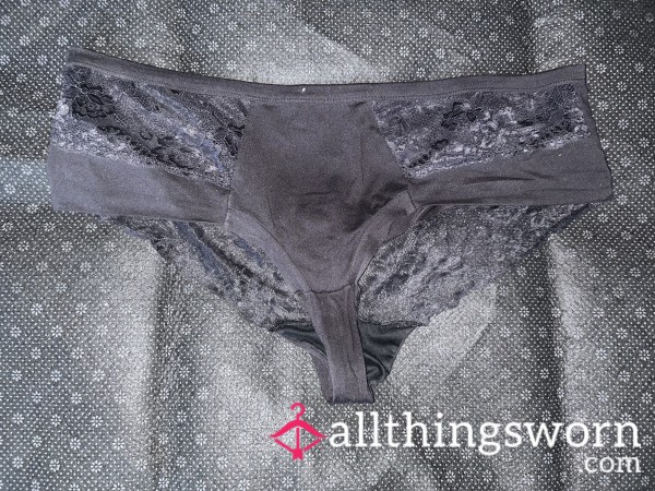Used Black Lace Knickers – Worn After Monthly Cycle