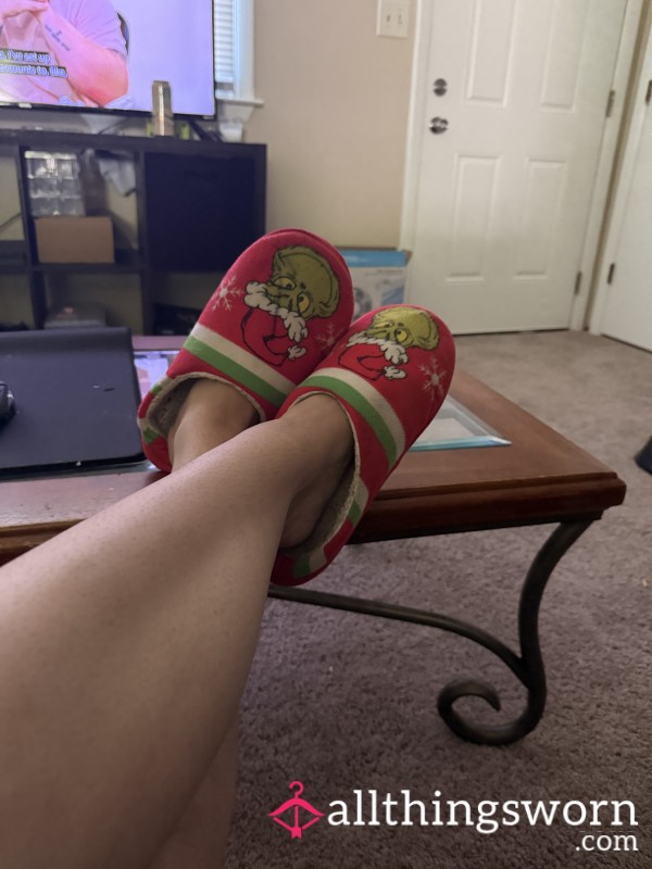 Used Grinch Slippers