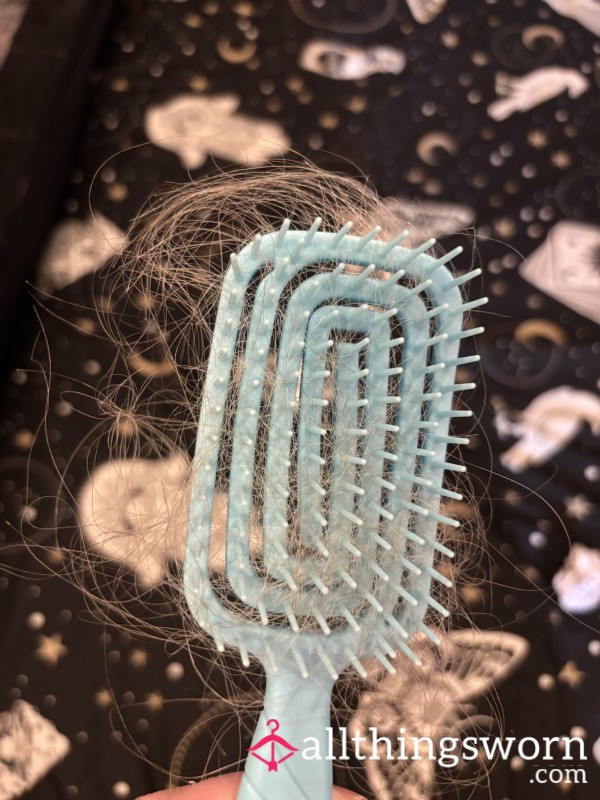 Used Hair Brush Ice Blonde Hair