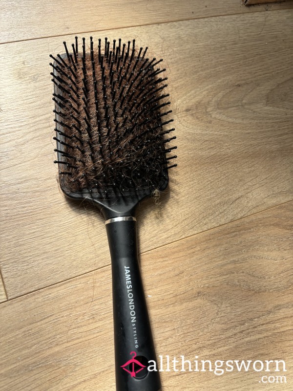 Used Hairbrush | Daily Routine | Strands & Stories Still Inside
