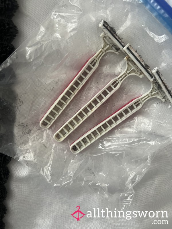 Used Hairy Razors