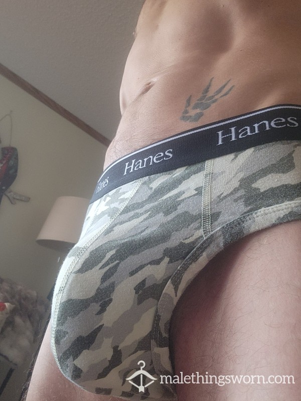 Used Hanes Camo