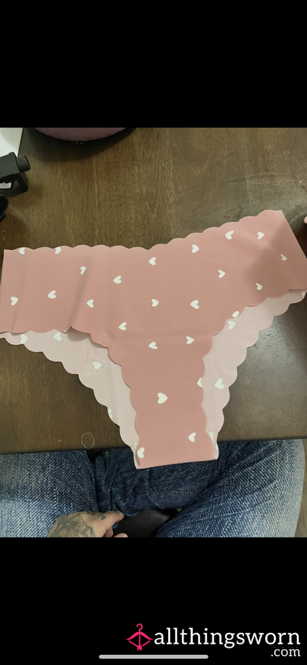 Used Heart Panties