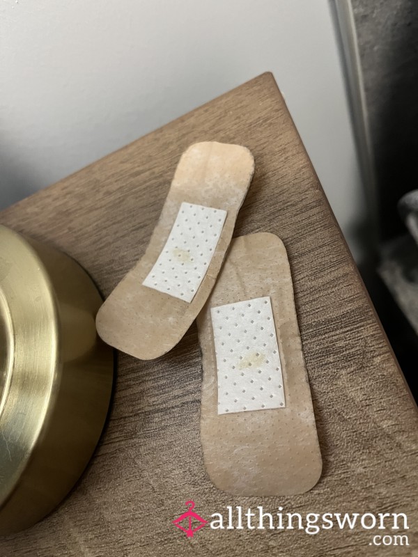 🩹 Used Heel Plasters - 12H Wear 🩹