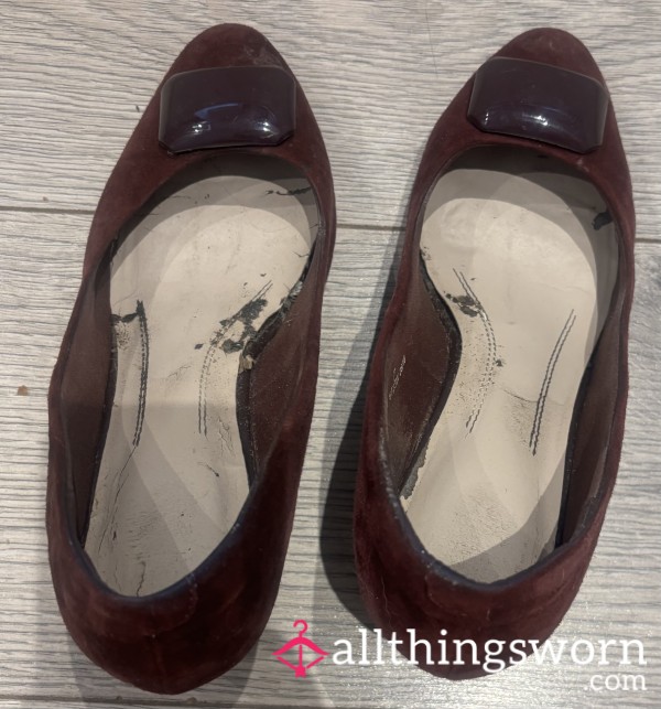 Smelly Dirty Used High Heel Work Shoes