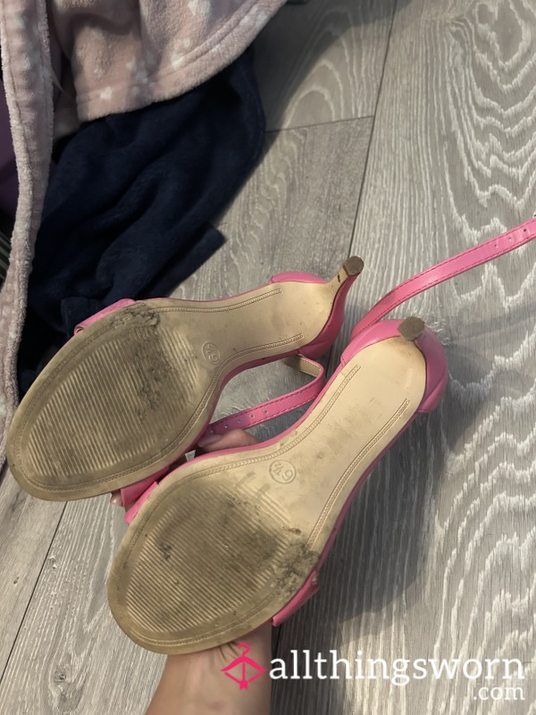 Used High Heels In Pink 😈