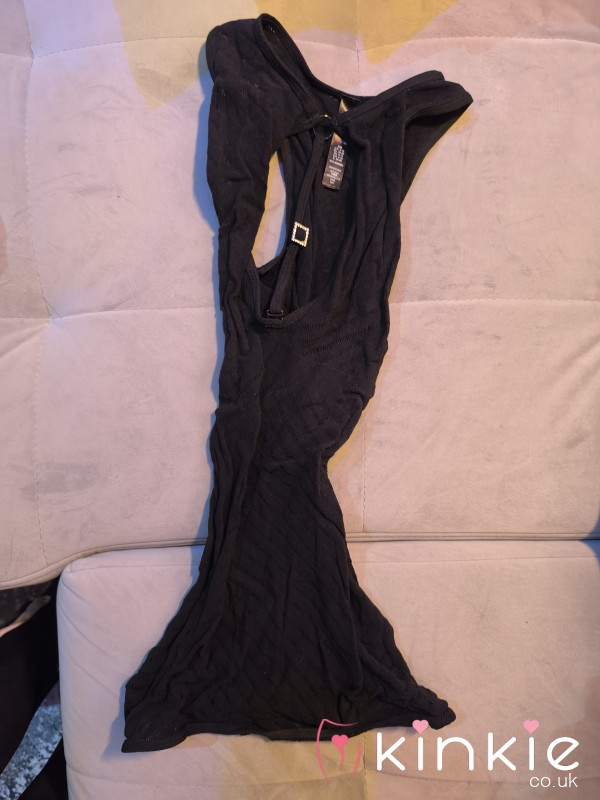 Used Holey Sheer Dress