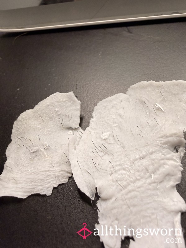 Used Hot Wax Strips