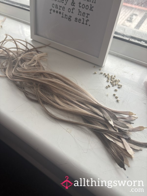 Used Human Hair Extensions
