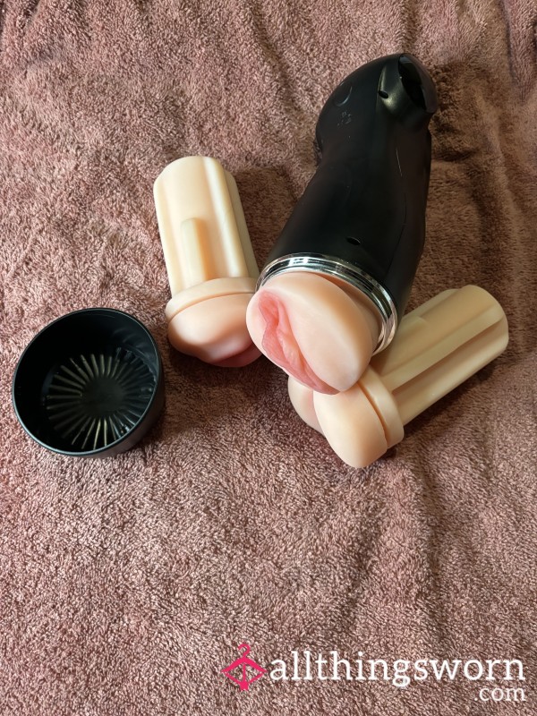 Used INCREDIBLY STRONG Pocket Pu**y Masturbator (3 Sleeves Included)