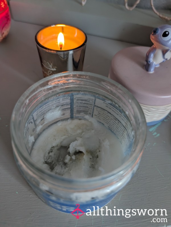 Used Jar Of Coconut Oil – Slick, Slippery & Touched By Every Inch Of Me