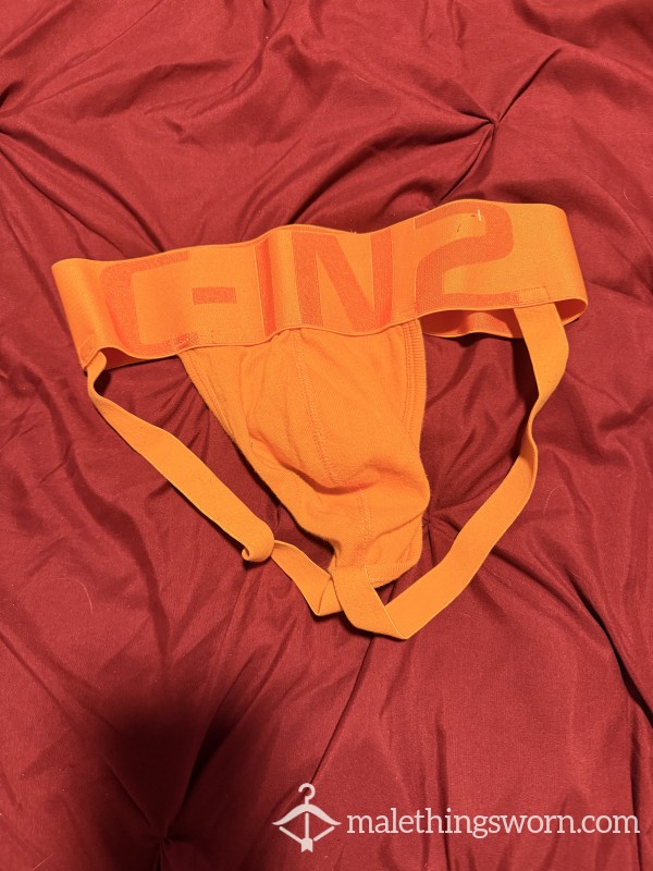 Used Jock Worn By Beefy, Hairy Gym Bro