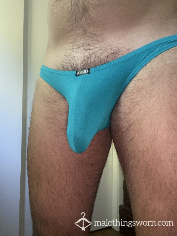 Used Kingsky Thong With Uncut C*ck - Blue
