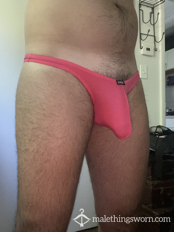 Used Kingsky Thong With Uncut C*ck - Pink