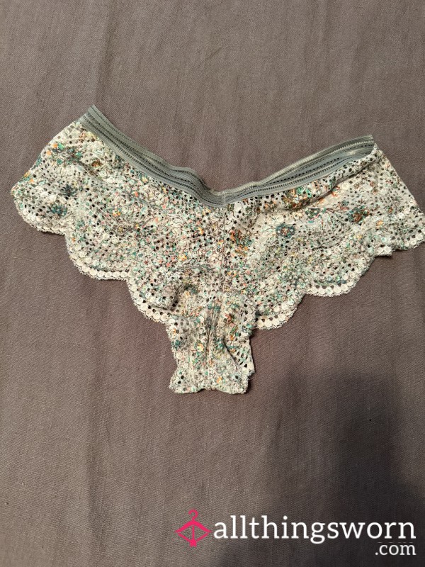 Used Lace Thongs