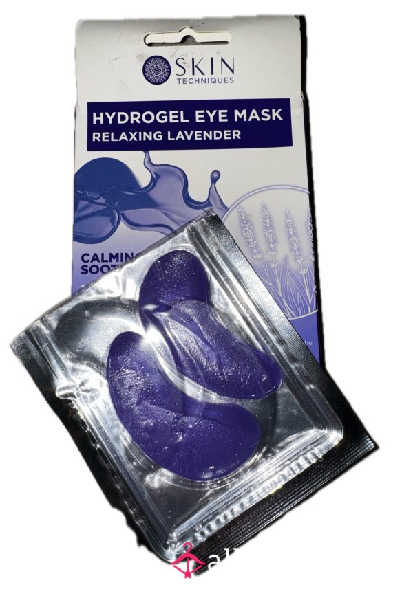 Used Lavender Eye Mask