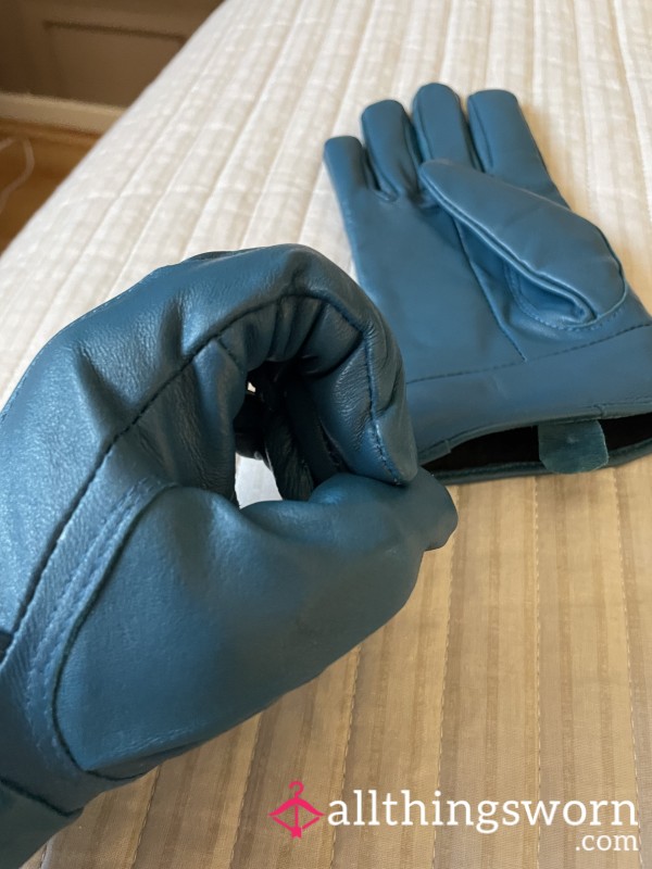 Used Leather Gloves