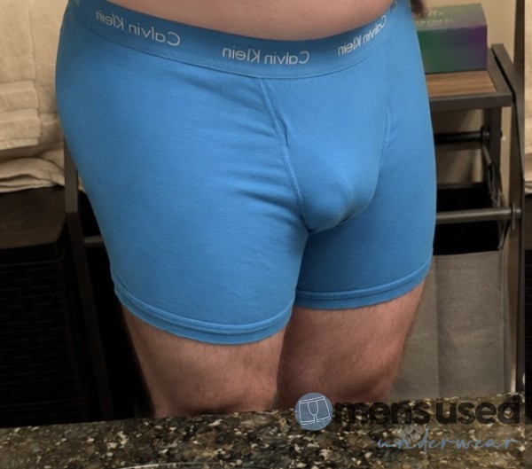 Used Light Blue Boxer Briefs