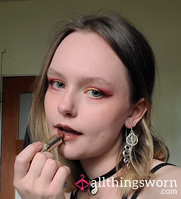 Used Light Brown Lipstick