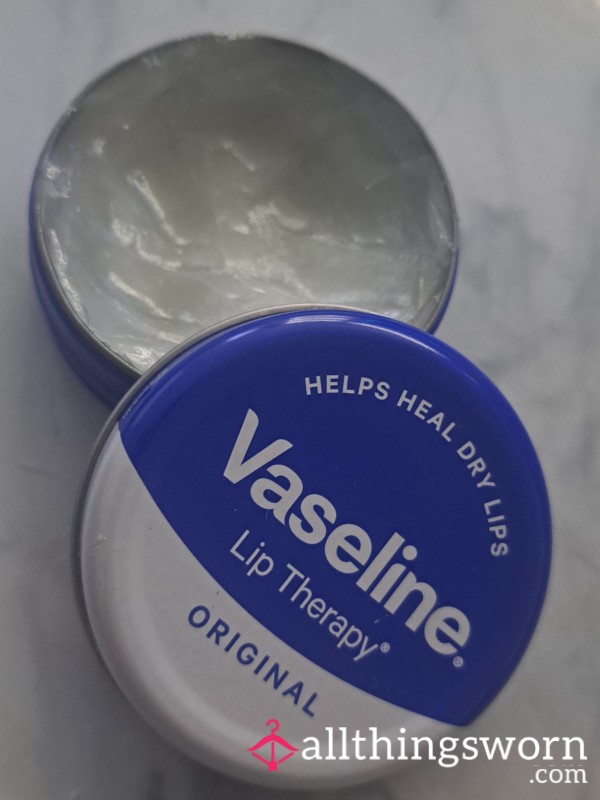 Used Lip Therapy Tin