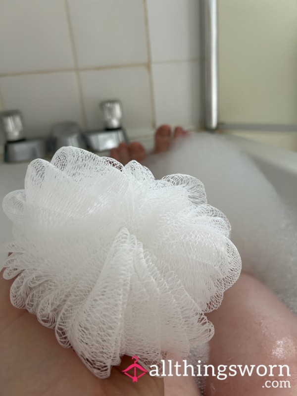 Used Loofah, Body Puff, Shower Puff,