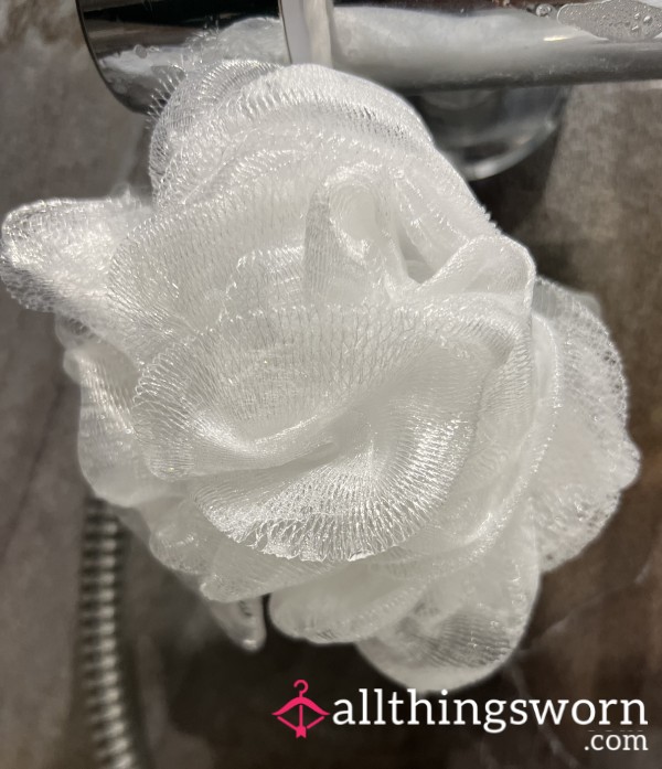 Used Loofah Sponge