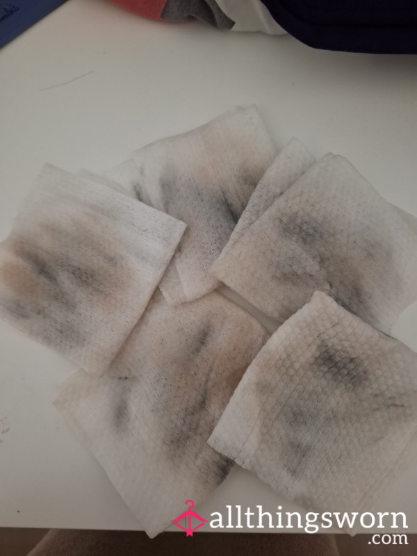 Used Make Removal Wipes