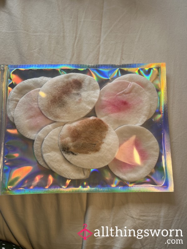 Used Make Up Pads