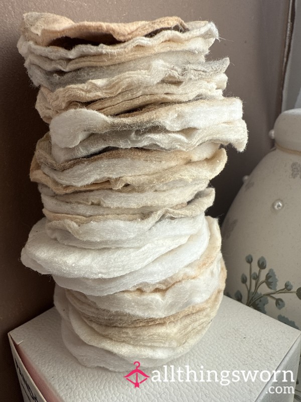 Used Make Up Pads