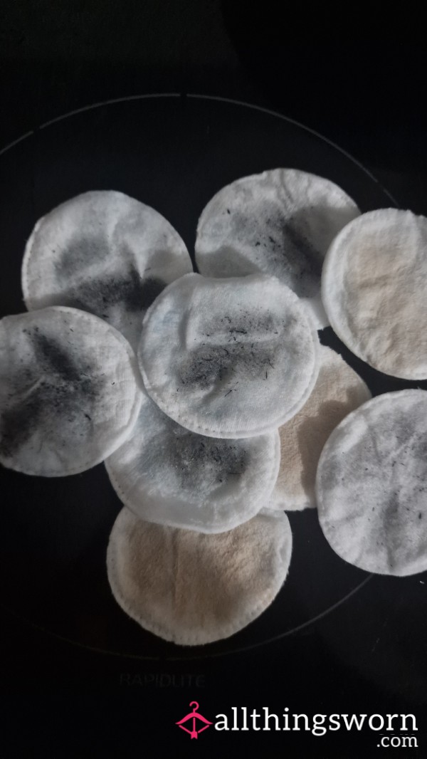 Used Make Up Pads
