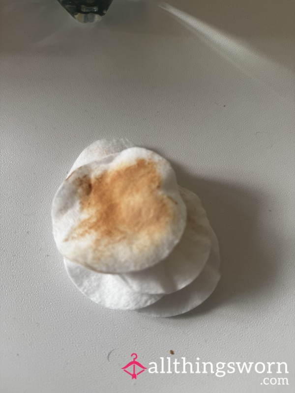 Used Make Up Pads