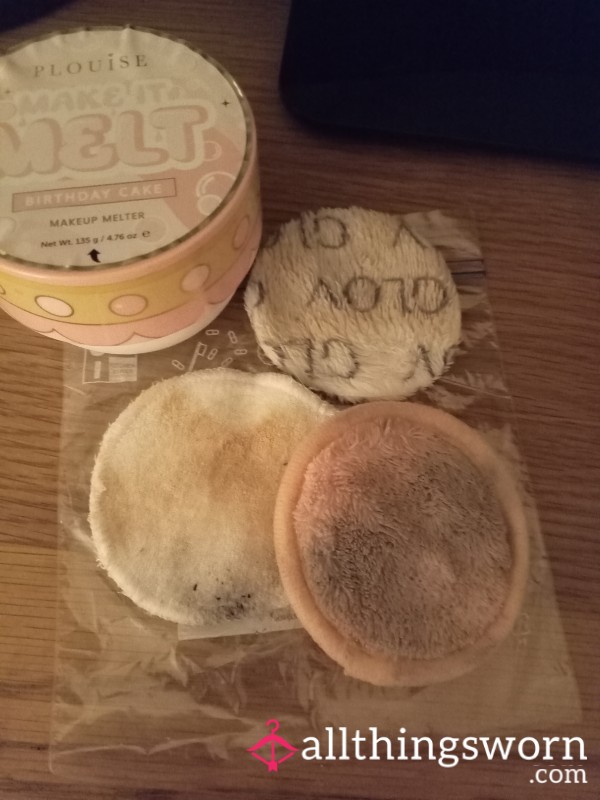 Used Make Up Pads (reusable)