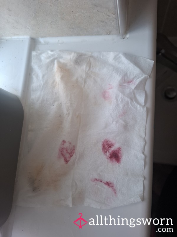 Used Make Up Wipe