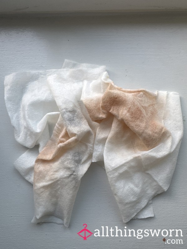 Used Make Up Wipes