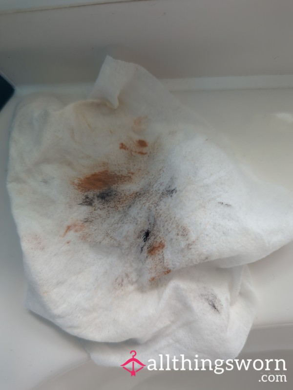 Used Make Up Wipes