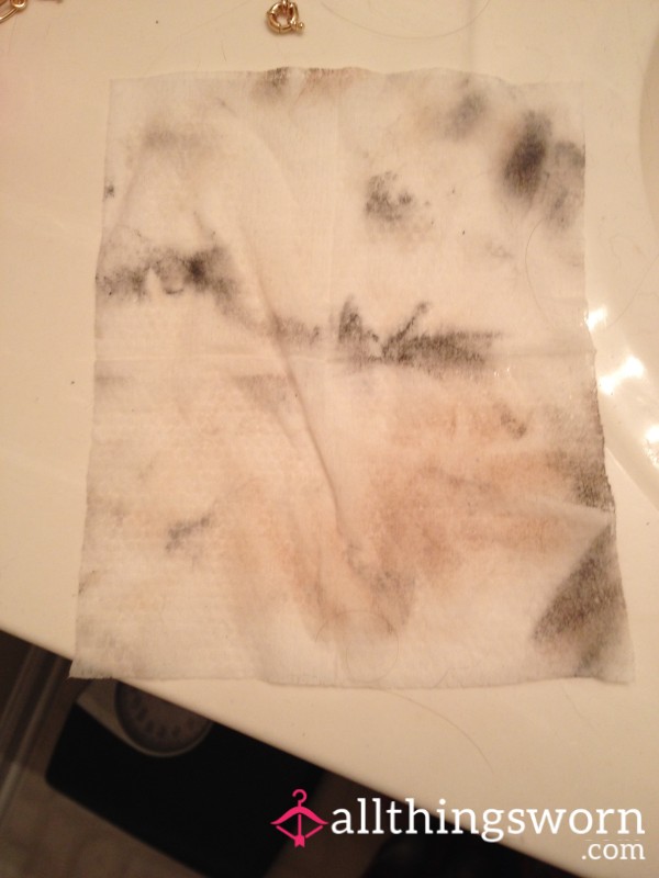 Used Make Up Wipes