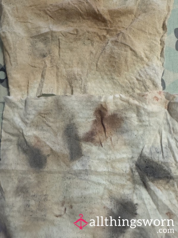 Used Make Up Wipes