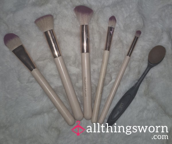 Used Makeup Brushes