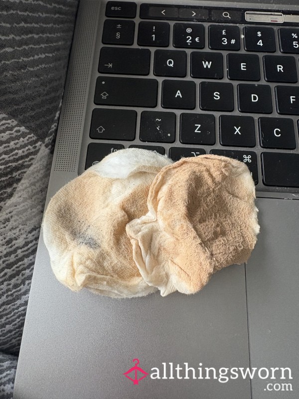 Used Makeup Cotton Pads