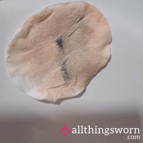 Used Makeup Pad