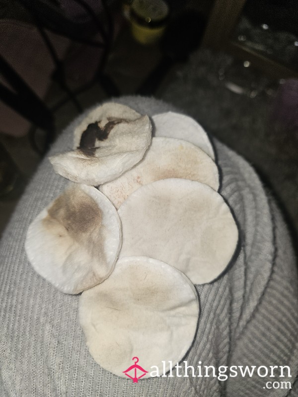 Used Makeup Pads 💄