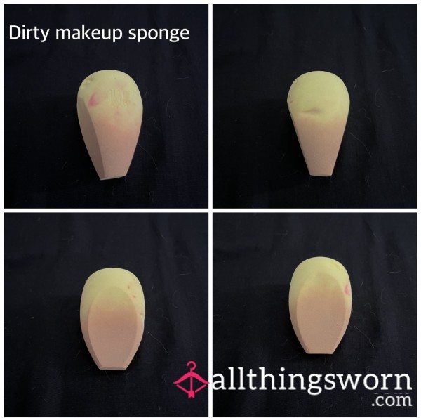 Used Makeup Sponge