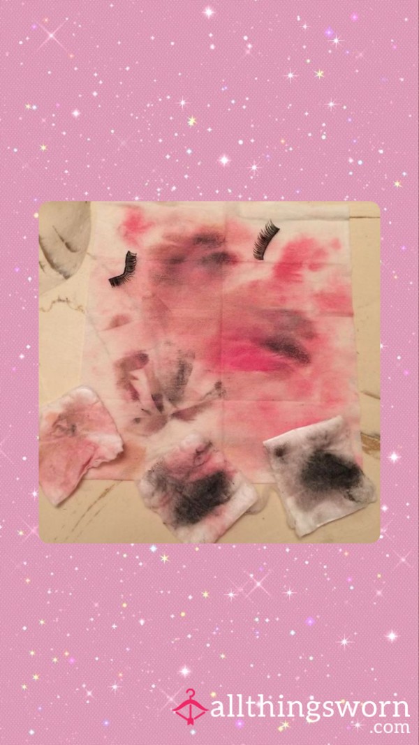 Used Makeup Wipes 💄🫦