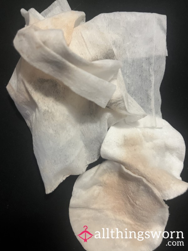 Used Makeup Wipes 💄