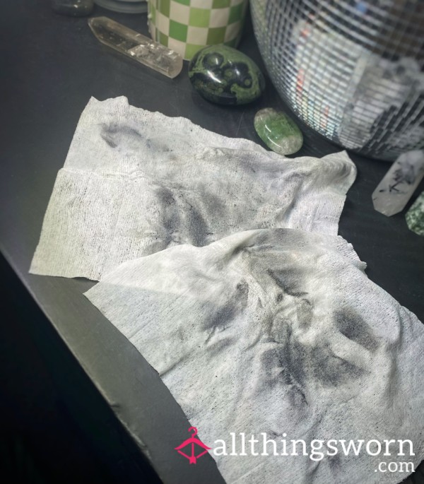 Used Makeup Wipes 🖤