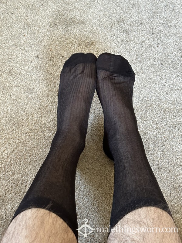 Used Men’s Sheer Silk Socks