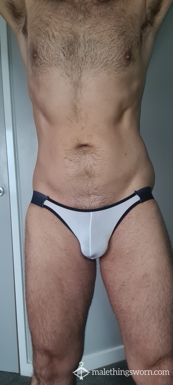 Used Men's White Jockstrap