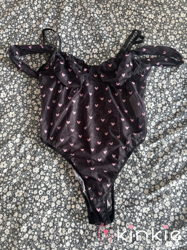 Used Mesh Teddy Bodysuit 🖤